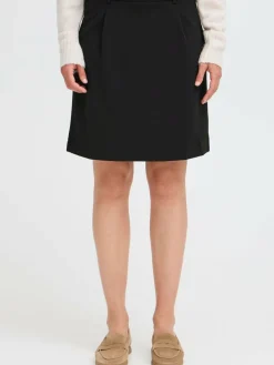 OXMO Röcke*Damen Minirock - BMMTAYRA SKIRT schwarz uni