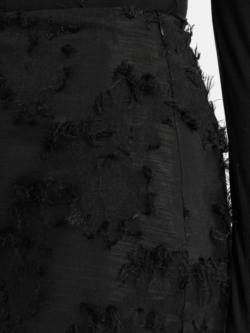 Msch Copenhagen Röcke*Damen Minirock - MSCHAugustina schwarz strukturiert