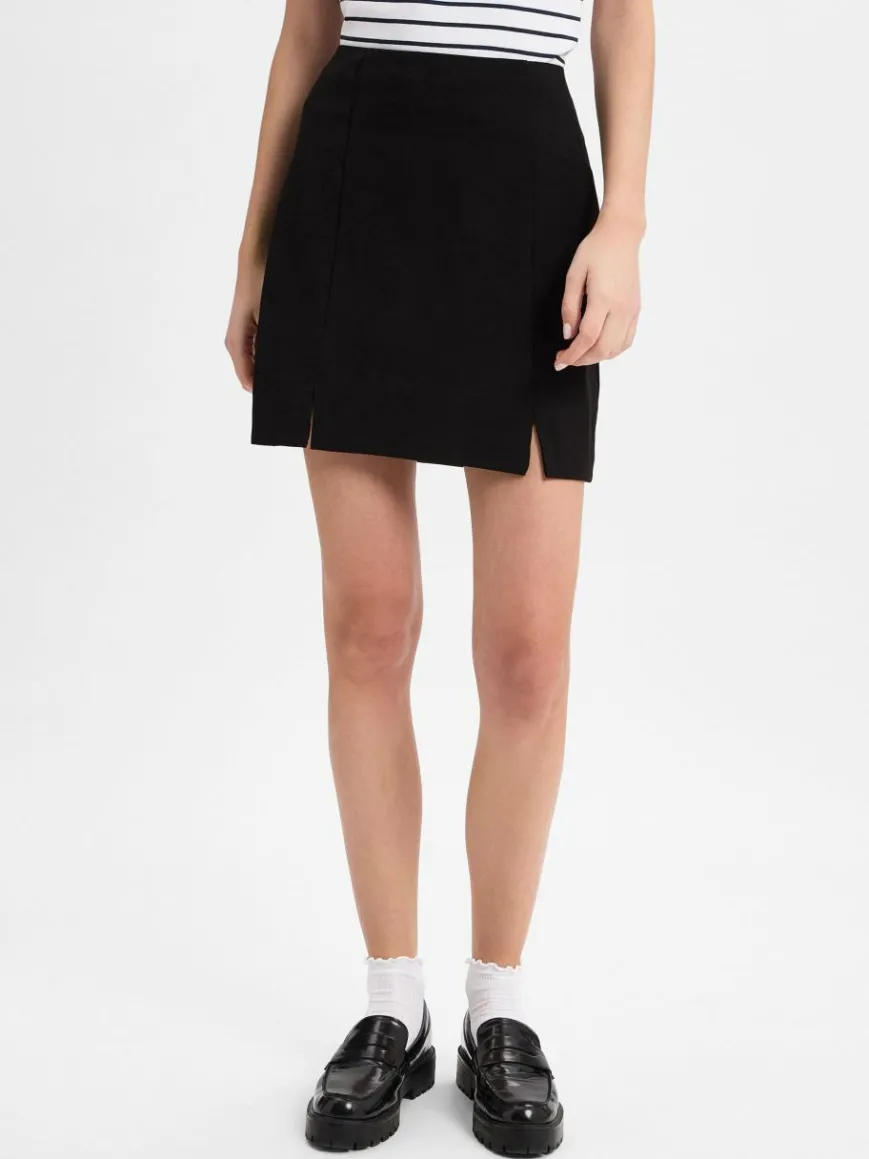 Msch Copenhagen Röcke*Damen Minirock - MSCHcally Chana schwarz uni