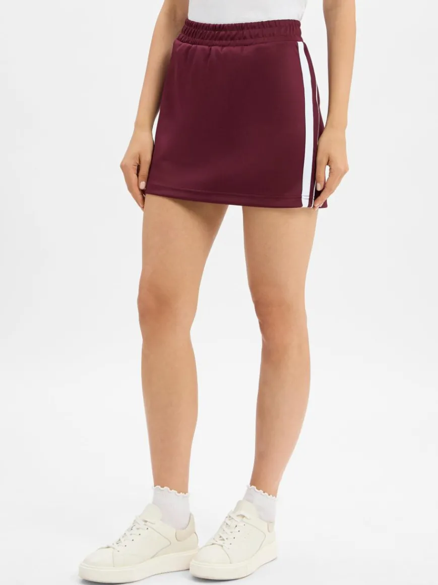 Noisy May Röcke*Damen Minirock - NMJenna bordeaux uni