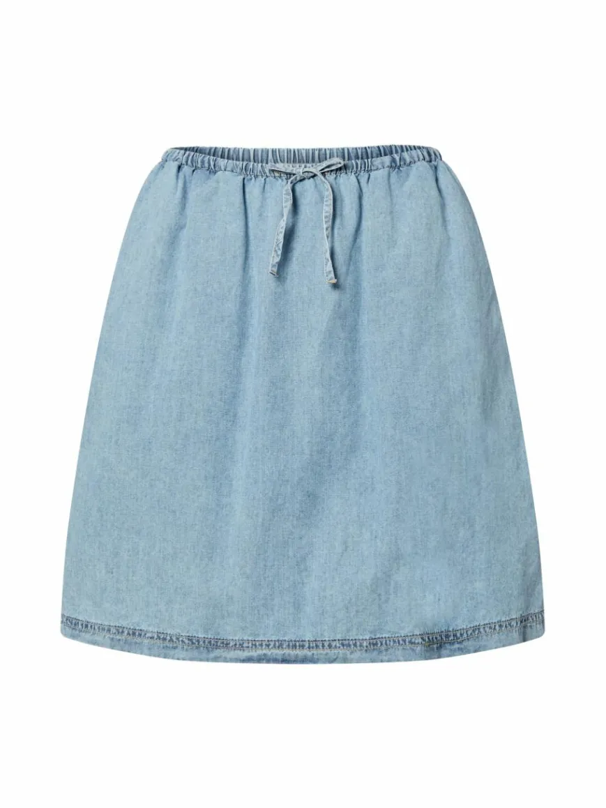 american vintage Röcke*Damen Minirock - Paybou hellblau uni