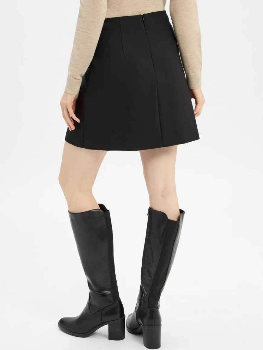 HUGO Röcke*Damen Minirock - Raluni schwarz uni