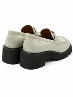 Camper Slipper*Damen Mokassins - Milah grau uni