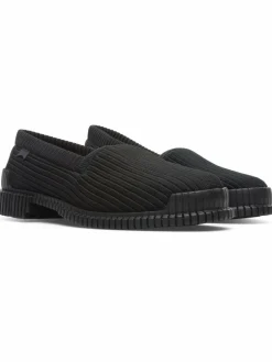 Camper Slipper*Damen Mokassins - Pix schwarz uni