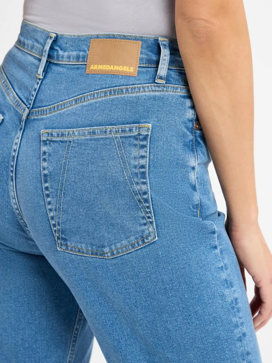ARMEDANGELS Jeans*Damen Mom Jeans - Mairaa light stone uni