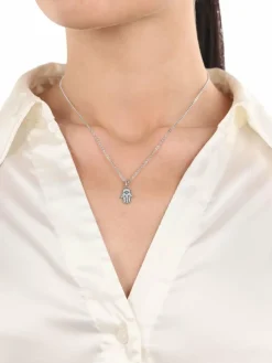 amor Schmuck*Damen Motivanhänger blau uni