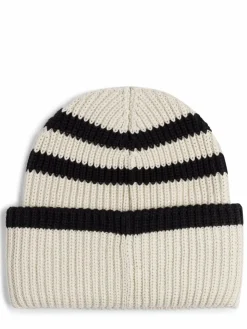 Marc O'Polo Mützen & Hüte*Damen Mütze beige schwarz gestreift