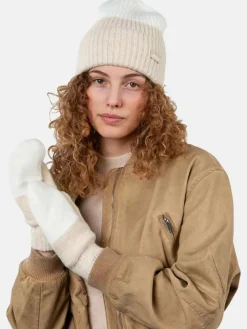 Barts Mützen & Hüte*Damen Mütze beige gestreift