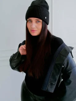 Fraas Mützen & Hüte*Damen Mütze schwarz uni