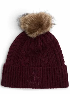 Lauren Ralph Lauren Mützen & Hüte*Damen Mütze bordeaux gemustert