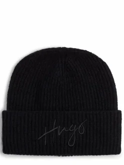 HUGO Mützen & Hüte*Damen Mütze - Socialy schwarz uni