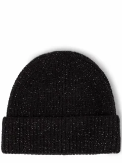 Vila Mützen & Hüte*Damen Mütze - Vikody schwarz silber meliert