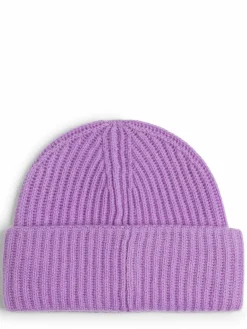 Marie Lund Mützen & Hüte*Damen Mütze aus Kaschmir flieder uni