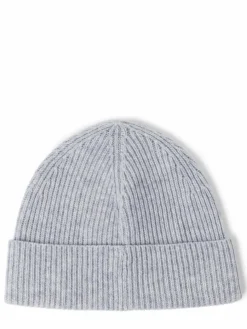 HUGO BLUE Mützen & Hüte*Damen Mütze mit Schurwoll-Anteil - Xafi_B hellgrau uni