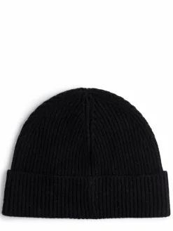 HUGO BLUE Mützen & Hüte*Damen Mütze mit Schurwoll-Anteil - Xafi_B schwarz uni