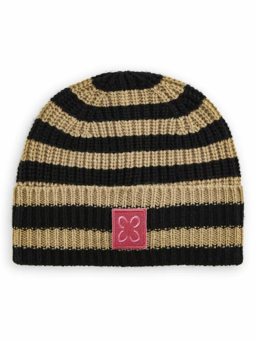Codello Mützen & Hüte*Damen Mützen beige gestreift