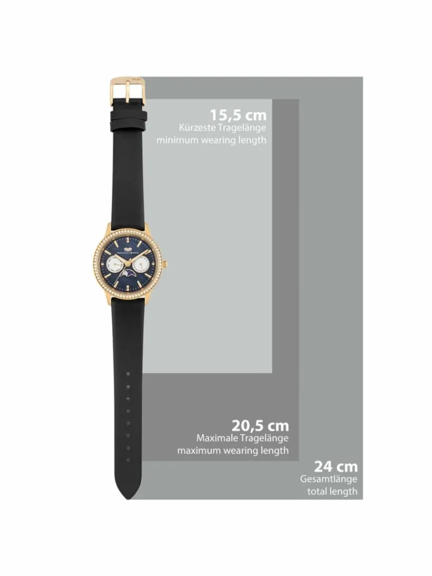 Rhodenwald & Söhne Uhren*Damen Multifunktionen - Amidala gold uni