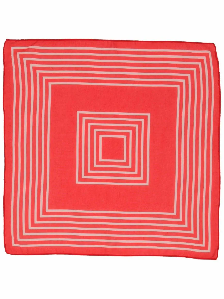 Giorgio Rimaldi Schals & Tücher*Damen Nickituch rot gemustert