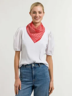 Giorgio Rimaldi Schals & Tücher*Damen Nickituch rot gemustert