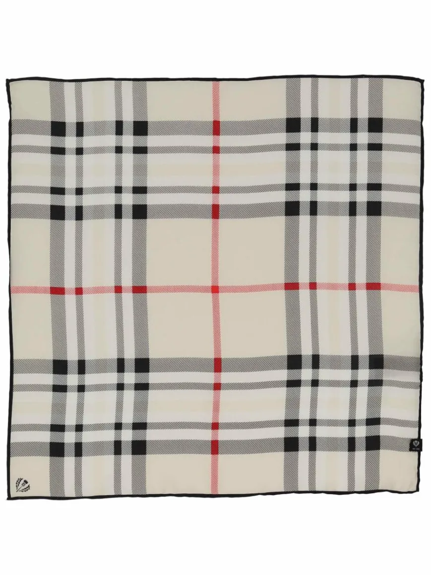 Fraas Schals & Tücher*Damen Nickituch beige kariert