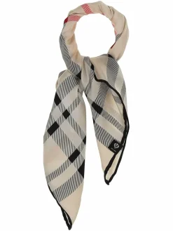 Fraas Schals & Tücher*Damen Nickituch beige kariert