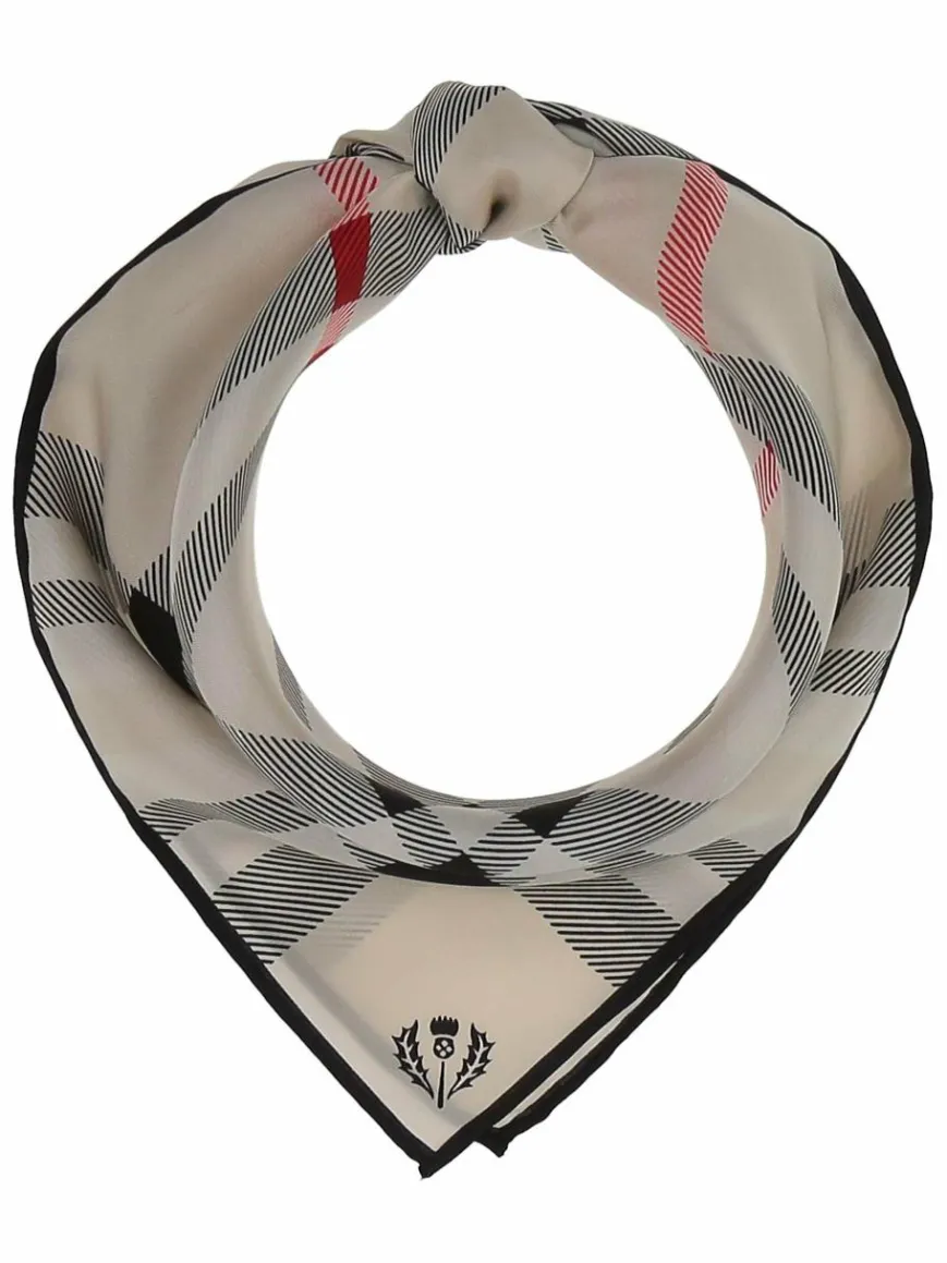 Fraas Schals & Tücher*Damen Nickituch beige kariert