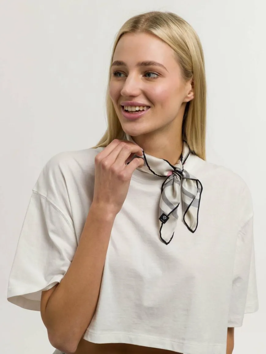 Fraas Schals & Tücher*Damen Nickituch beige kariert