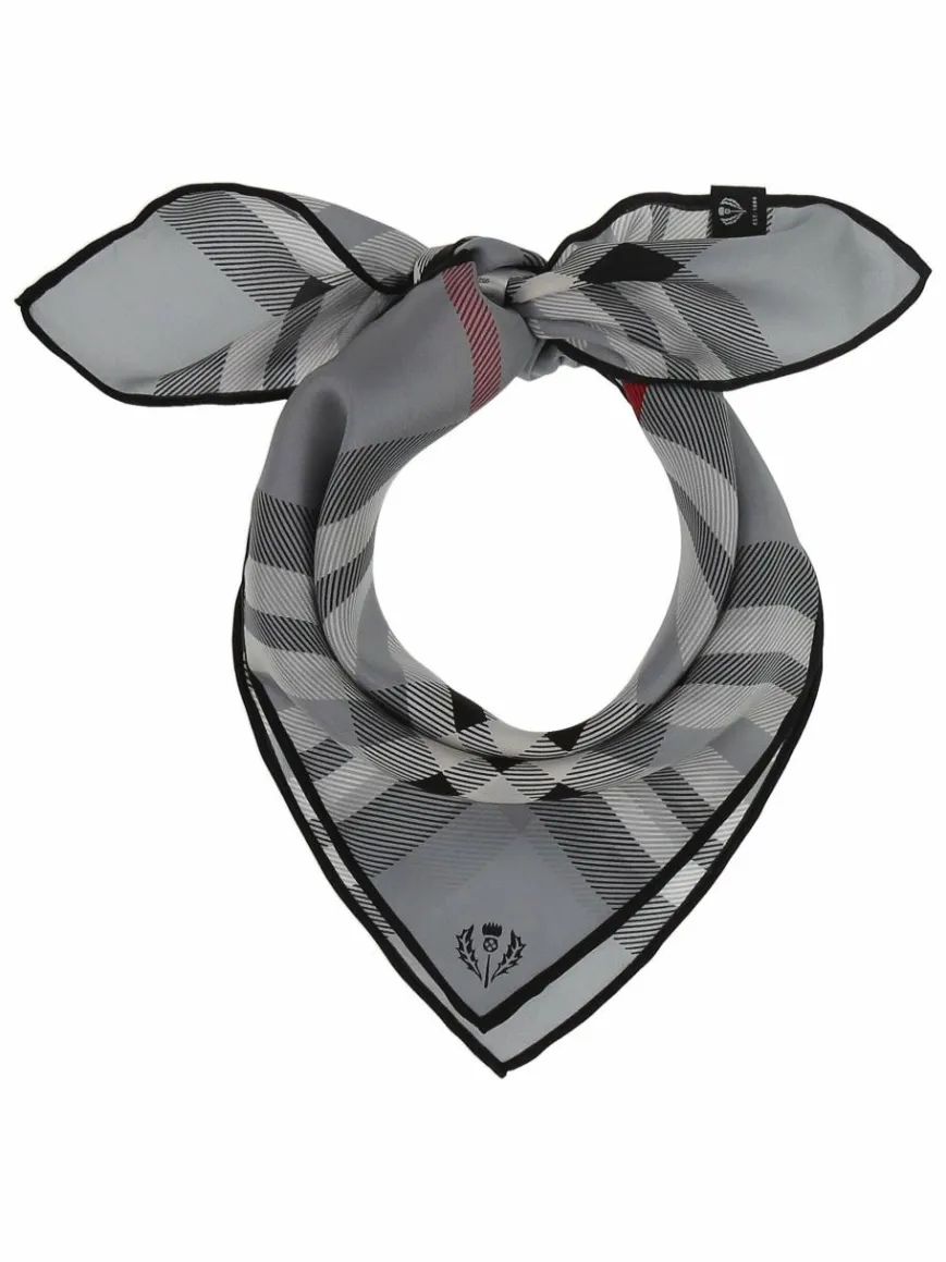 Fraas Schals & Tücher*Damen Nickituch grau kariert