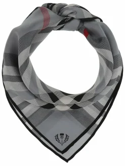 Fraas Schals & Tücher*Damen Nickituch grau kariert