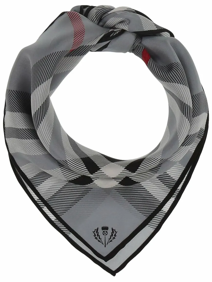 Fraas Schals & Tücher*Damen Nickituch grau kariert