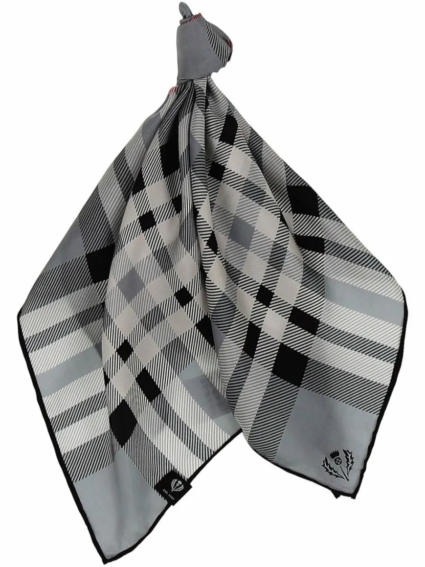Fraas Schals & Tücher*Damen Nickituch grau kariert