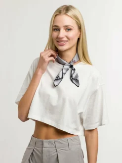 Fraas Schals & Tücher*Damen Nickituch grau kariert