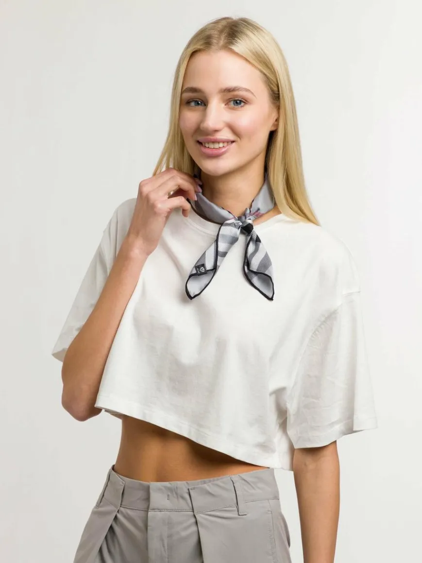 Fraas Schals & Tücher*Damen Nickituch grau kariert