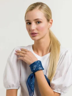 Giorgio Rimaldi Schals & Tücher*Damen Nickituch blau gemustert