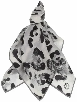 Fraas Schals & Tücher*Damen Nickituch grau gemustert