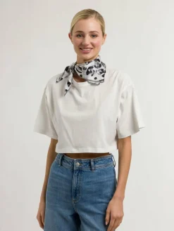 Fraas Schals & Tücher*Damen Nickituch grau gemustert