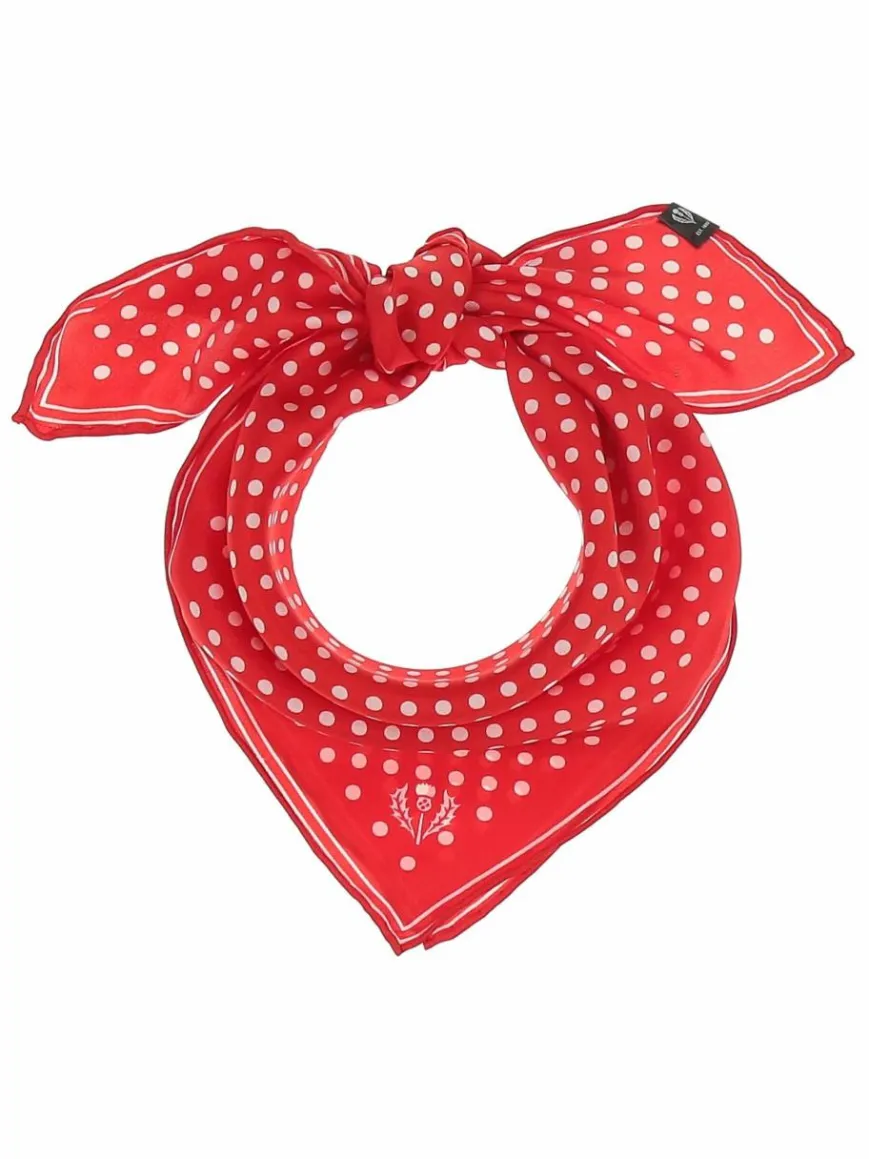 Fraas Schals & Tücher*Damen Nickituch rot gemustert