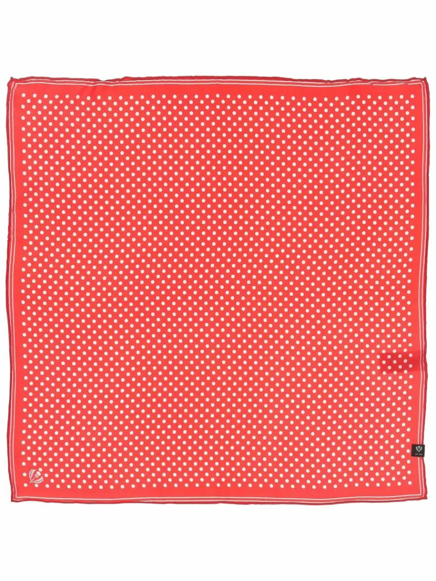 Fraas Schals & Tücher*Damen Nickituch rot gemustert