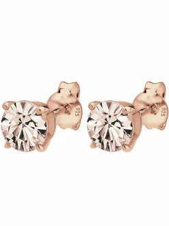 Elli Schmuck*Damen Ohrringe rosa uni