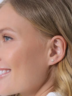 Elli Schmuck*Damen Ohrringe rosa uni