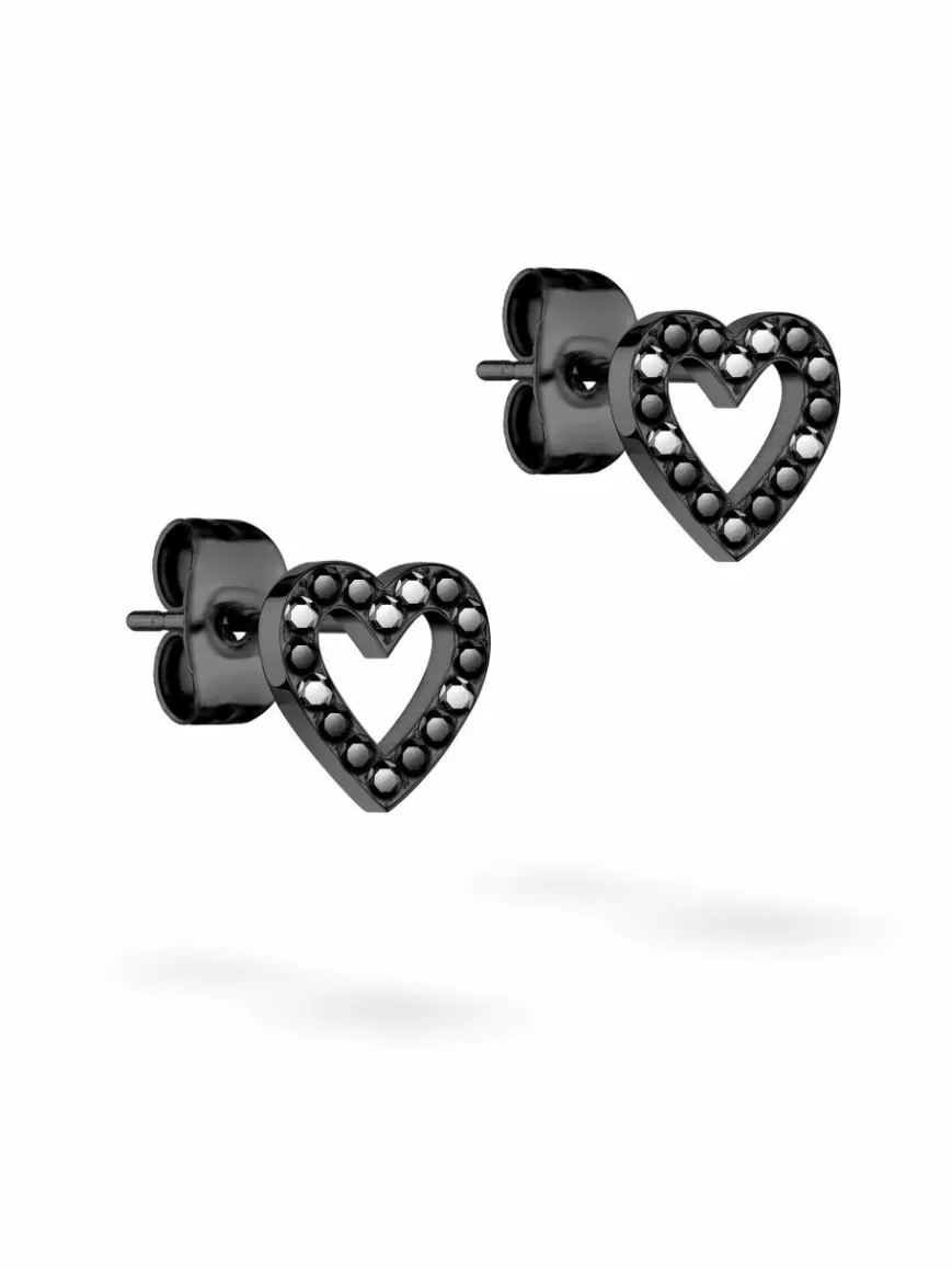 Tamaris Schmuck*Damen Ohrringe schwarz uni