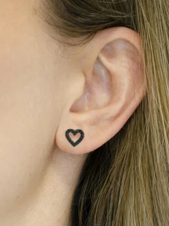 Tamaris Schmuck*Damen Ohrringe schwarz uni