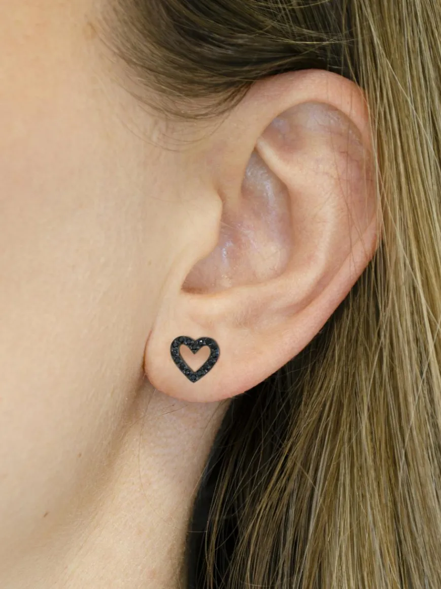 Tamaris Schmuck*Damen Ohrringe schwarz uni