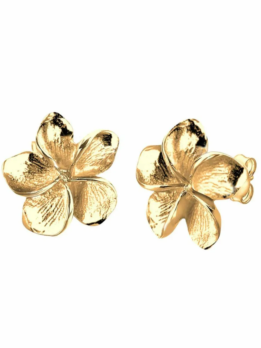 Elli Schmuck*Damen Ohrringe gold uni