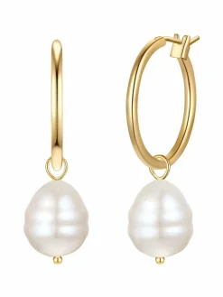 Yokoamii Schmuck*Damen Ohrringe gold uni