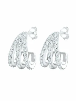 Elli Schmuck*Damen Ohrringe silber uni