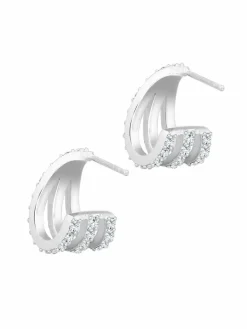 Elli Schmuck*Damen Ohrringe silber uni