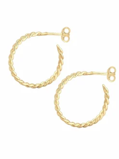 Elli Schmuck*Damen Ohrringe gold uni