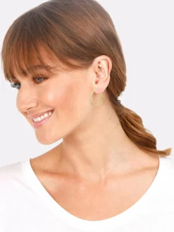 Elli Schmuck*Damen Ohrringe gold uni