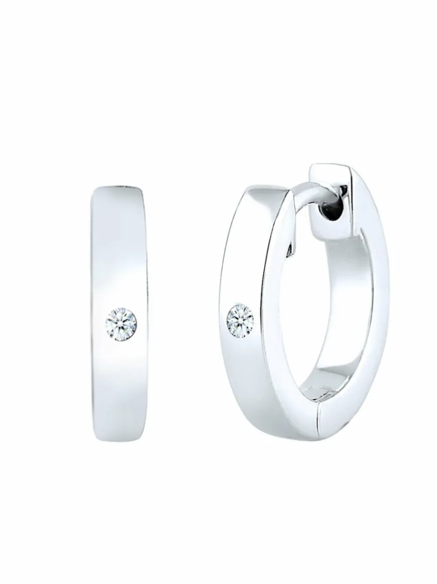 Elli Diamonds Schmuck*Damen Ohrringe silber uni